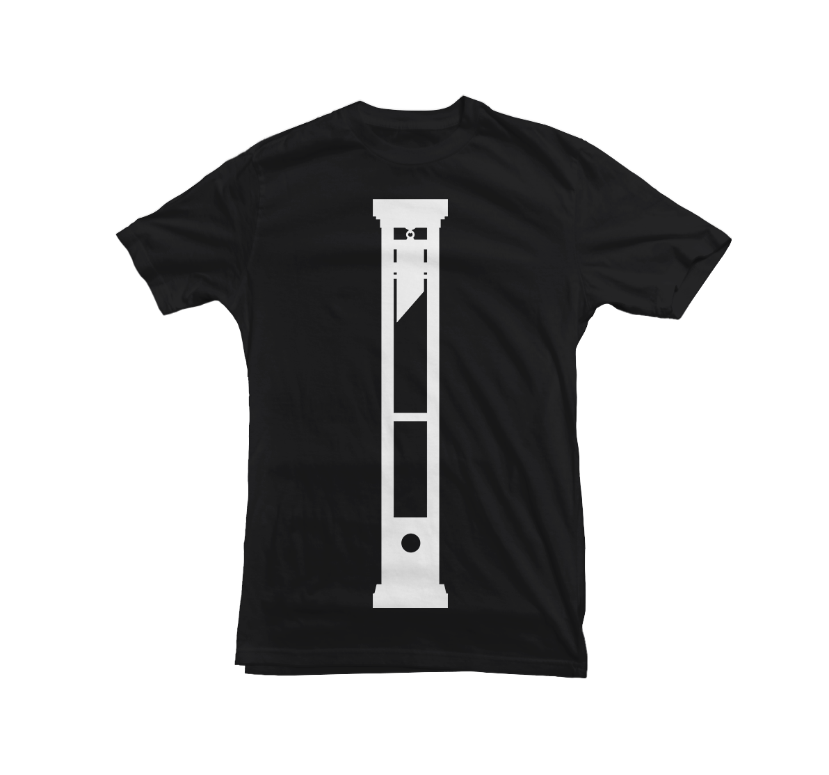 HANGMAN'S CHAIR "Guillotine" Black T-Shirt