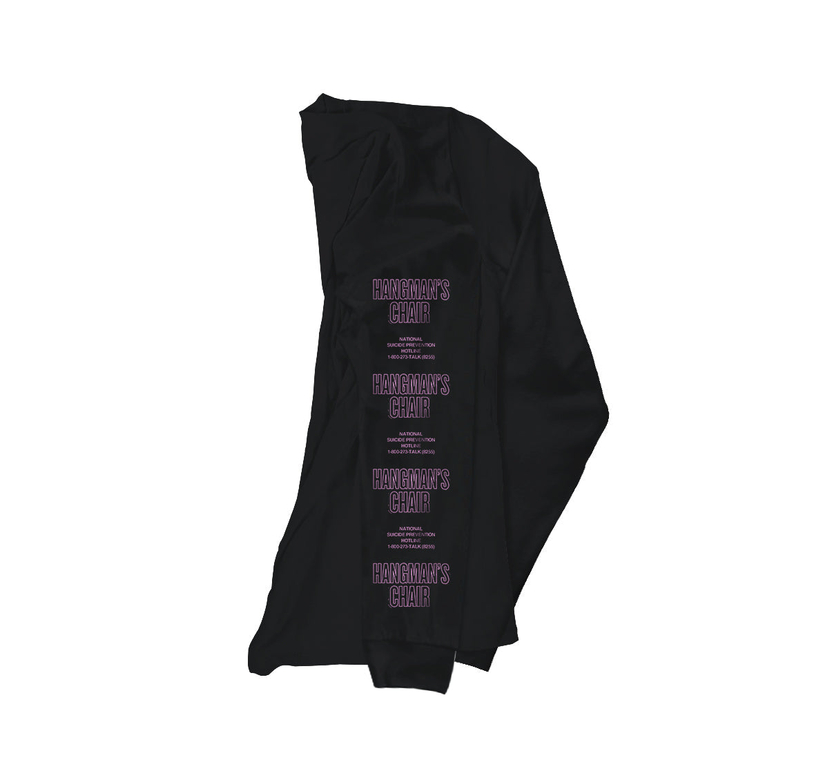 HANGMAN'S CHAIR "Suicide Prevention" Black Longsleeve