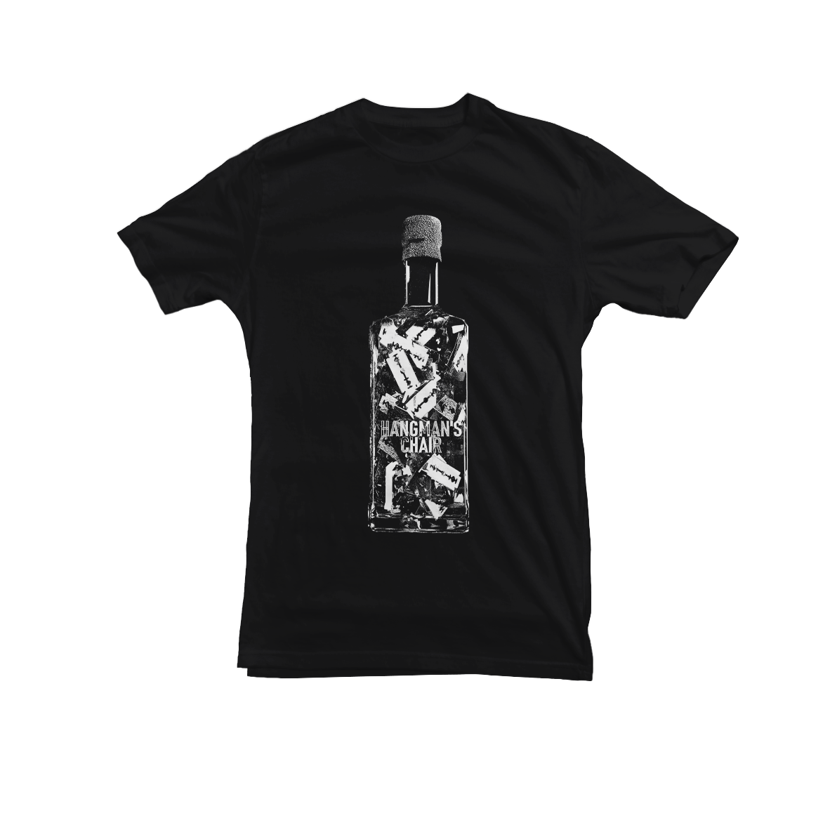 HANGMAN'S CHAIR " Bottle " Black T-shirt