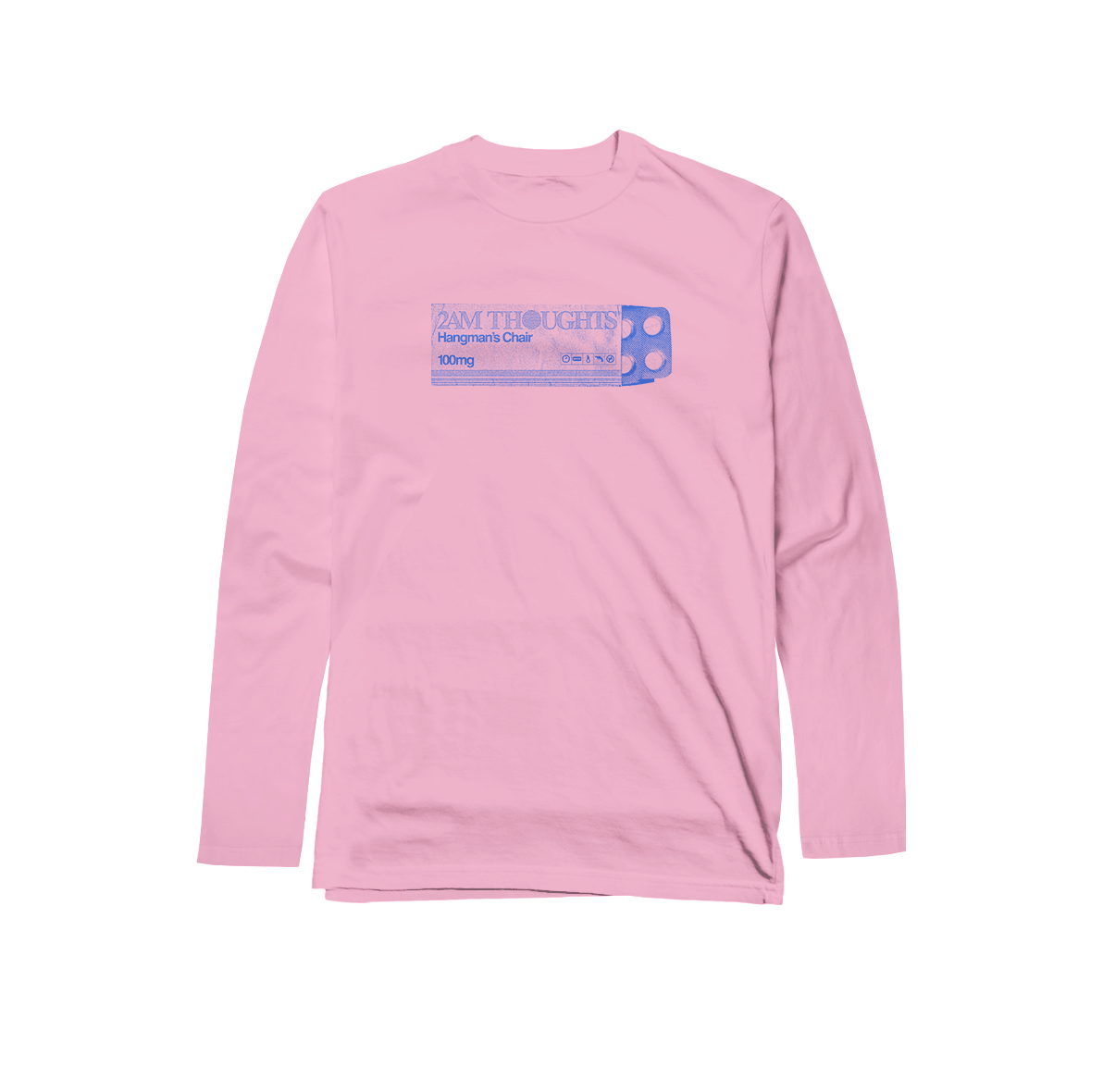 HANGMAN'S CHAIR "2AM THOUGHTS" Pink Longsleeve